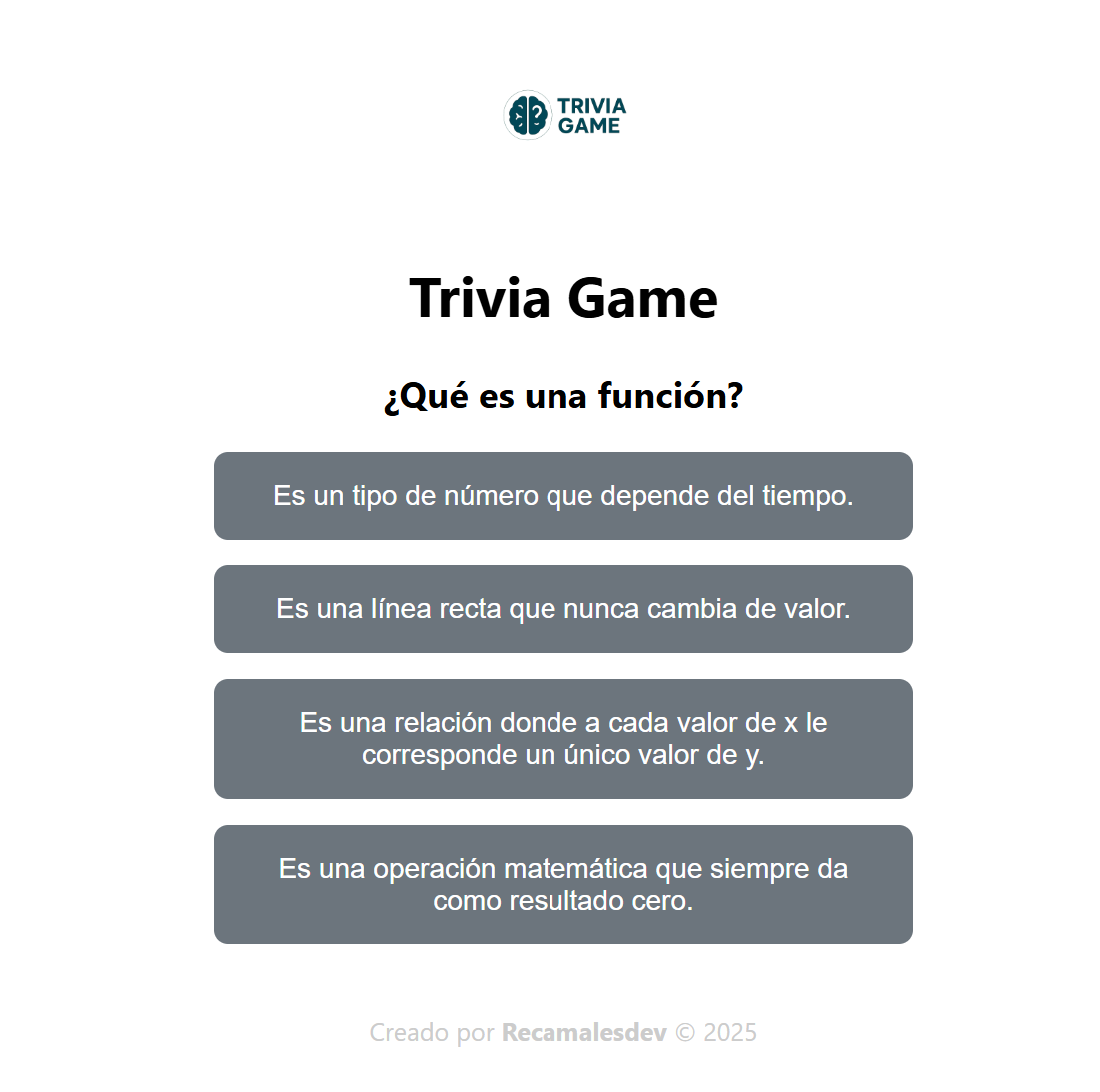 Trivia Game Proyecto